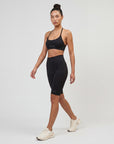 ALCYONE — Short cycliste femme — Noir — Galaya Paris