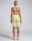 ALCYONE — Short cycliste femme — Jaune — Galaya Paris