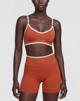 ELNATH — Short de sport femme — Orange — Galaya Paris