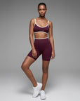 ELNATH — Short de sport femme — Bordeau — Galaya Paris