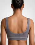 MIRA — Brassière de Sport — Gris foncé — Galaya Paris
