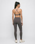 ZANIA — Legging 7/8 taille haute — Gris — Galaya Paris