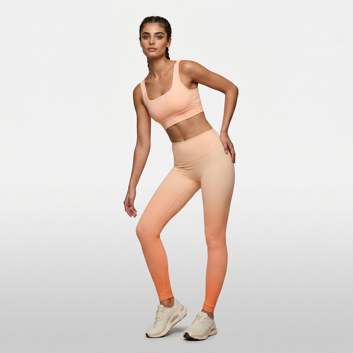 Collection Dune GALAYA : Le Legging Beige Orangé