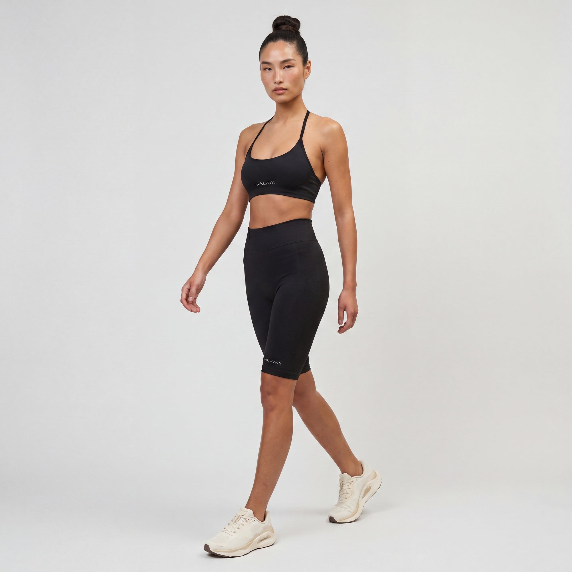 ALCYONE — Short cycliste femme — Noir — Galaya Paris