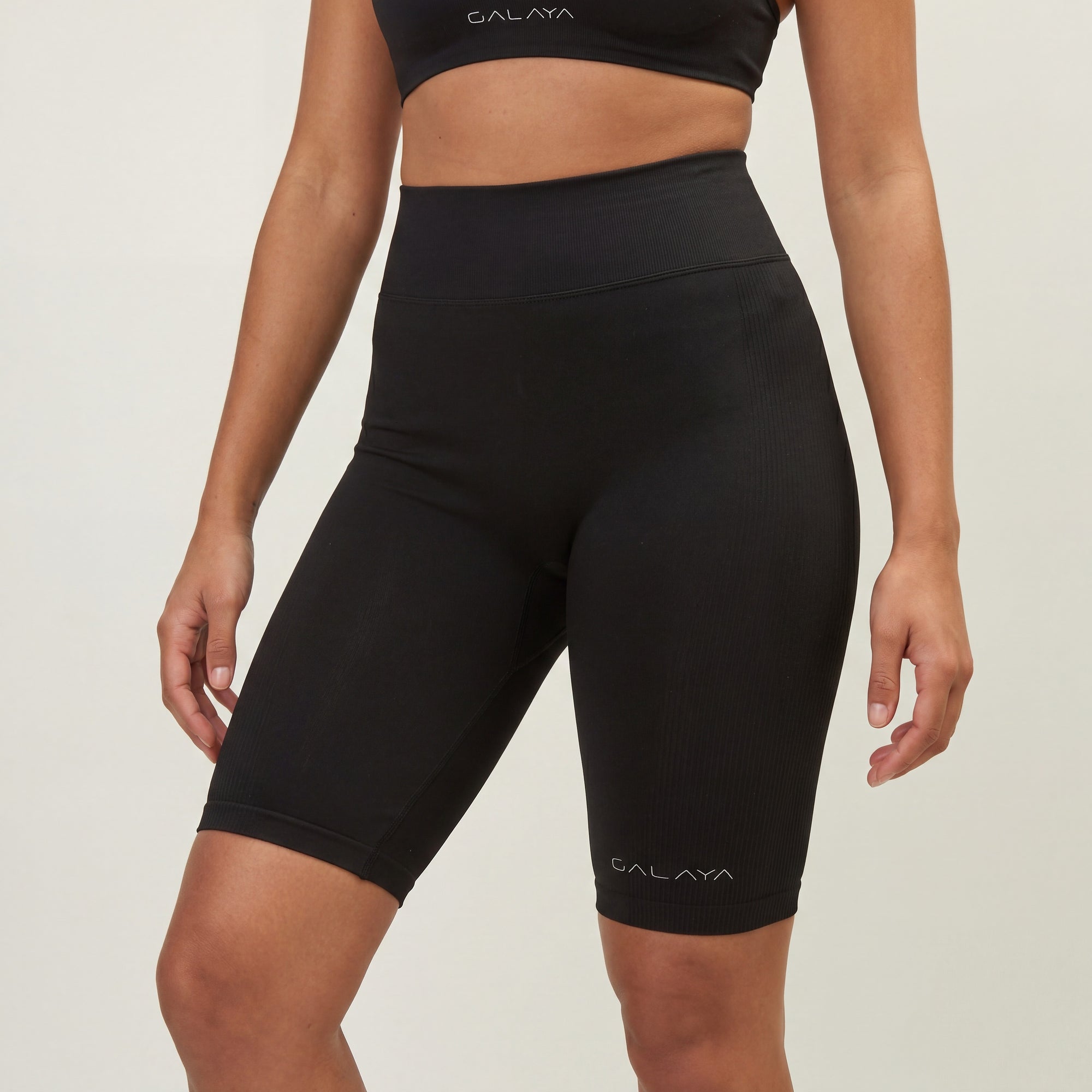 ALCYONE — Short cycliste femme — Noir — Galaya Paris