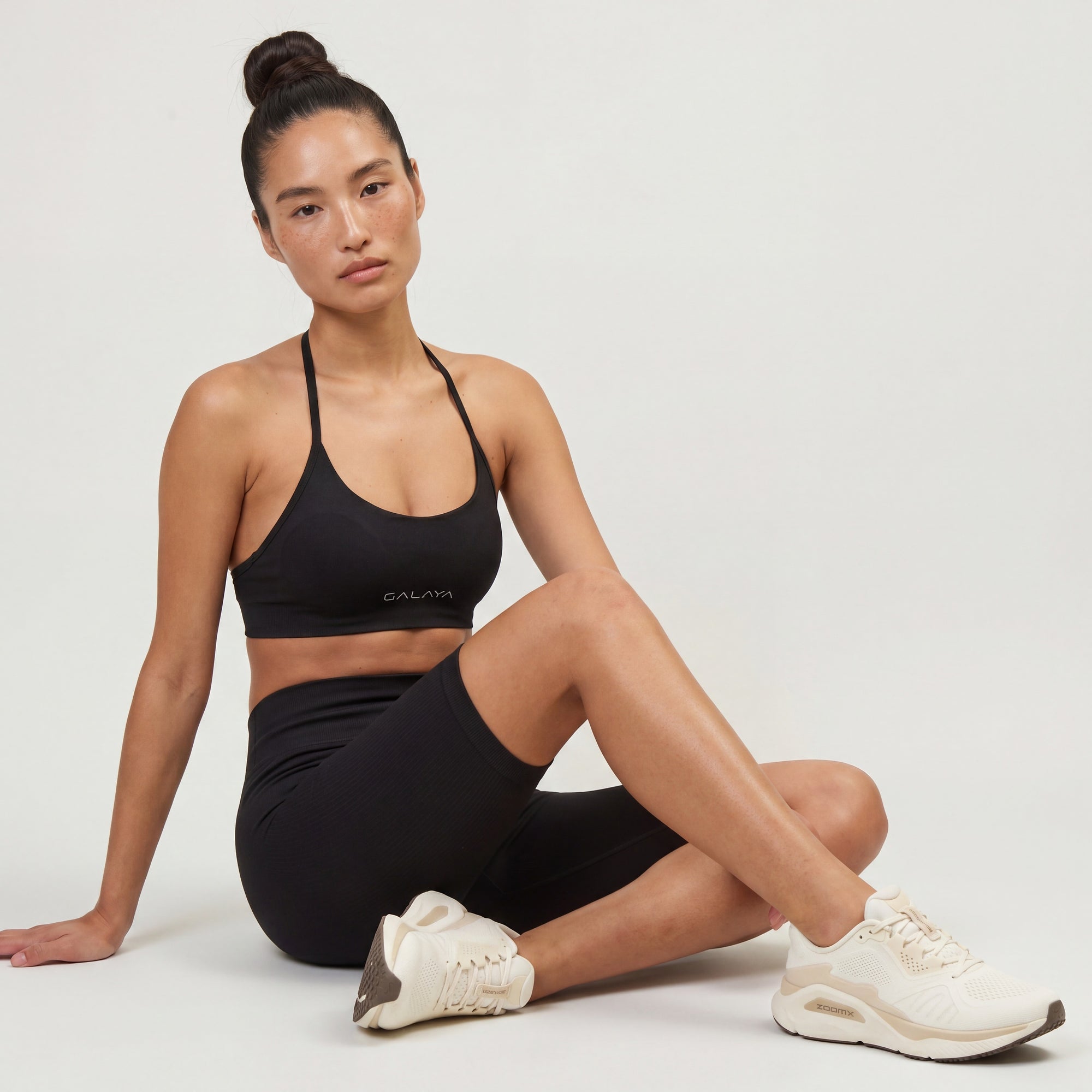 ALCYONE — Short cycliste femme — Noir — Galaya Paris