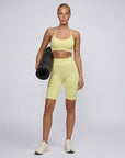 ALCYONE — Short cycliste femme — Jaune — Galaya Paris