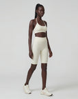 ALCYONE — Short cycliste femme — Beige — Galaya Paris