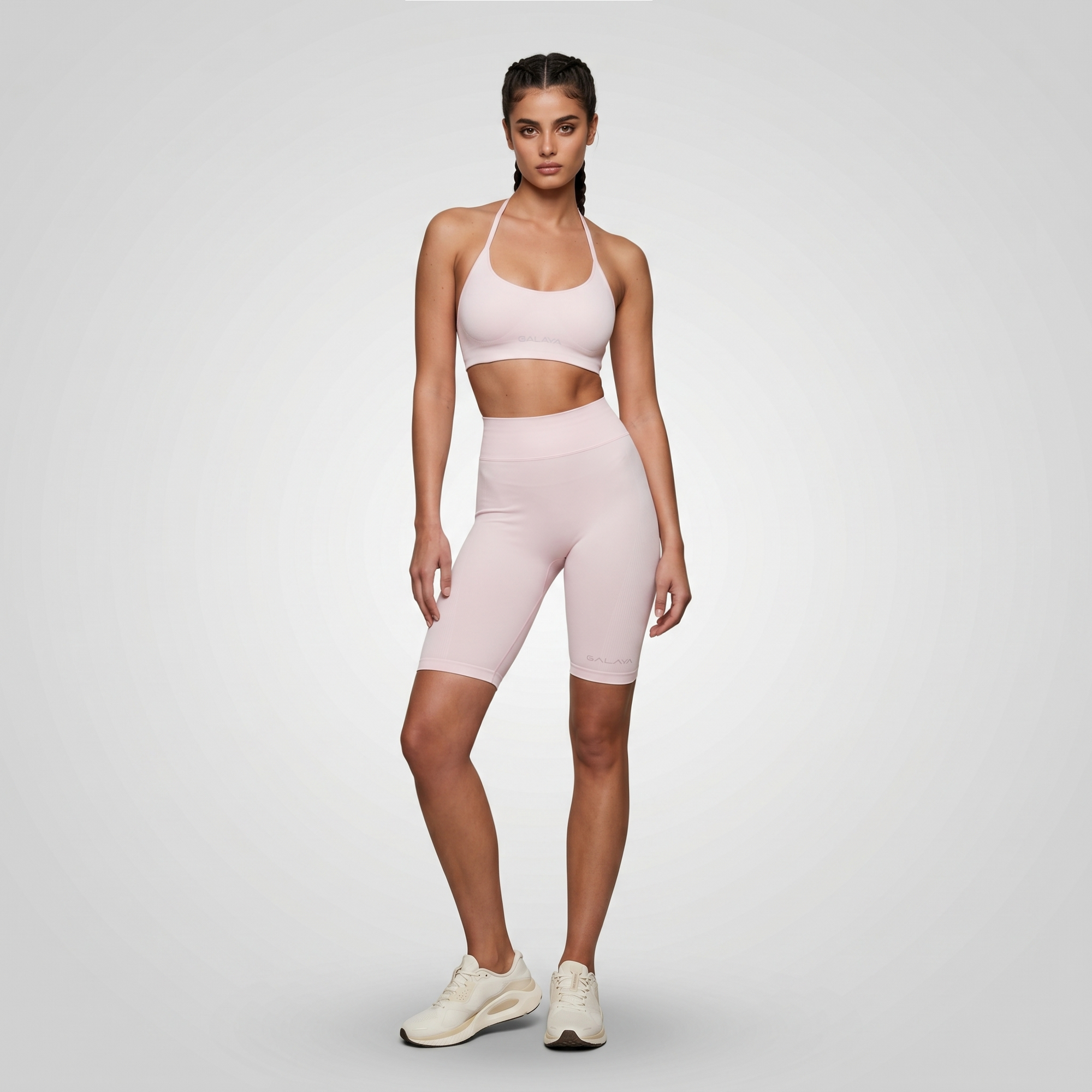 ALCYONE — Short cycliste femme — Rose — Galaya Paris