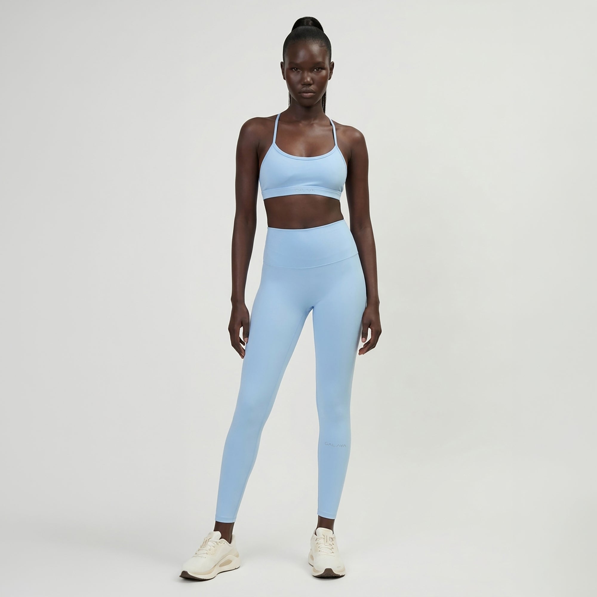 ATRIA — Brassiere Cross-back — Bleu — Galaya Paris