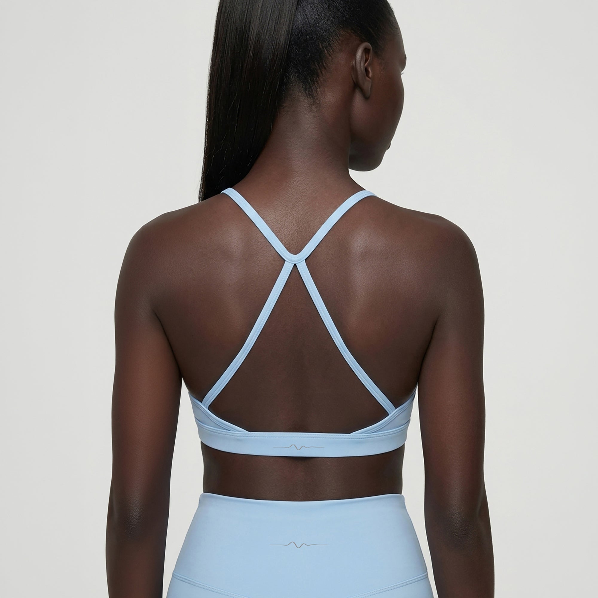 ATRIA — Brassiere Cross-back — Bleu — Galaya Paris