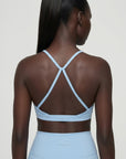 ATRIA — Brassiere Cross-back — Bleu — Galaya Paris
