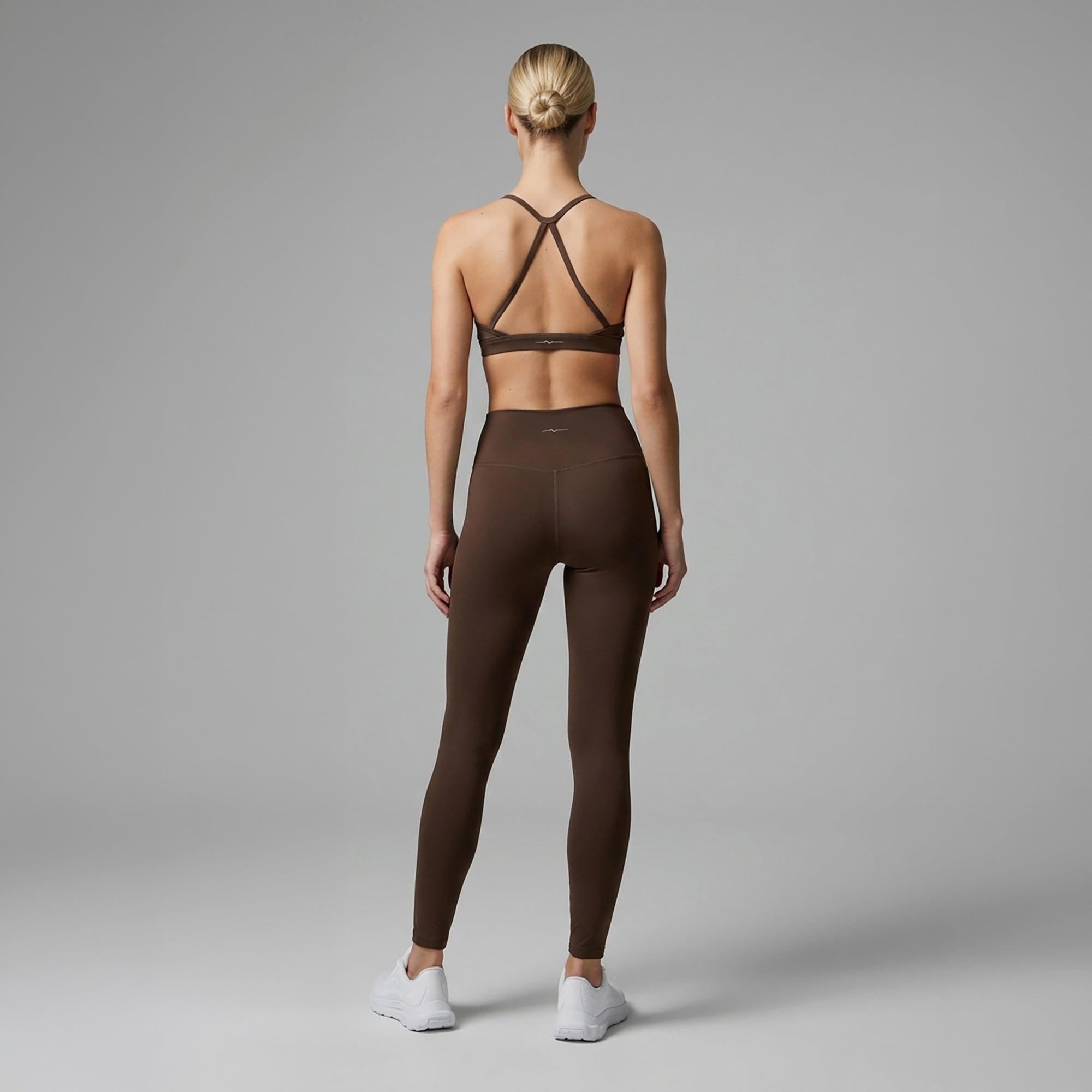 ATRIA — Brassiere Cross-back — Marron — Galaya Paris