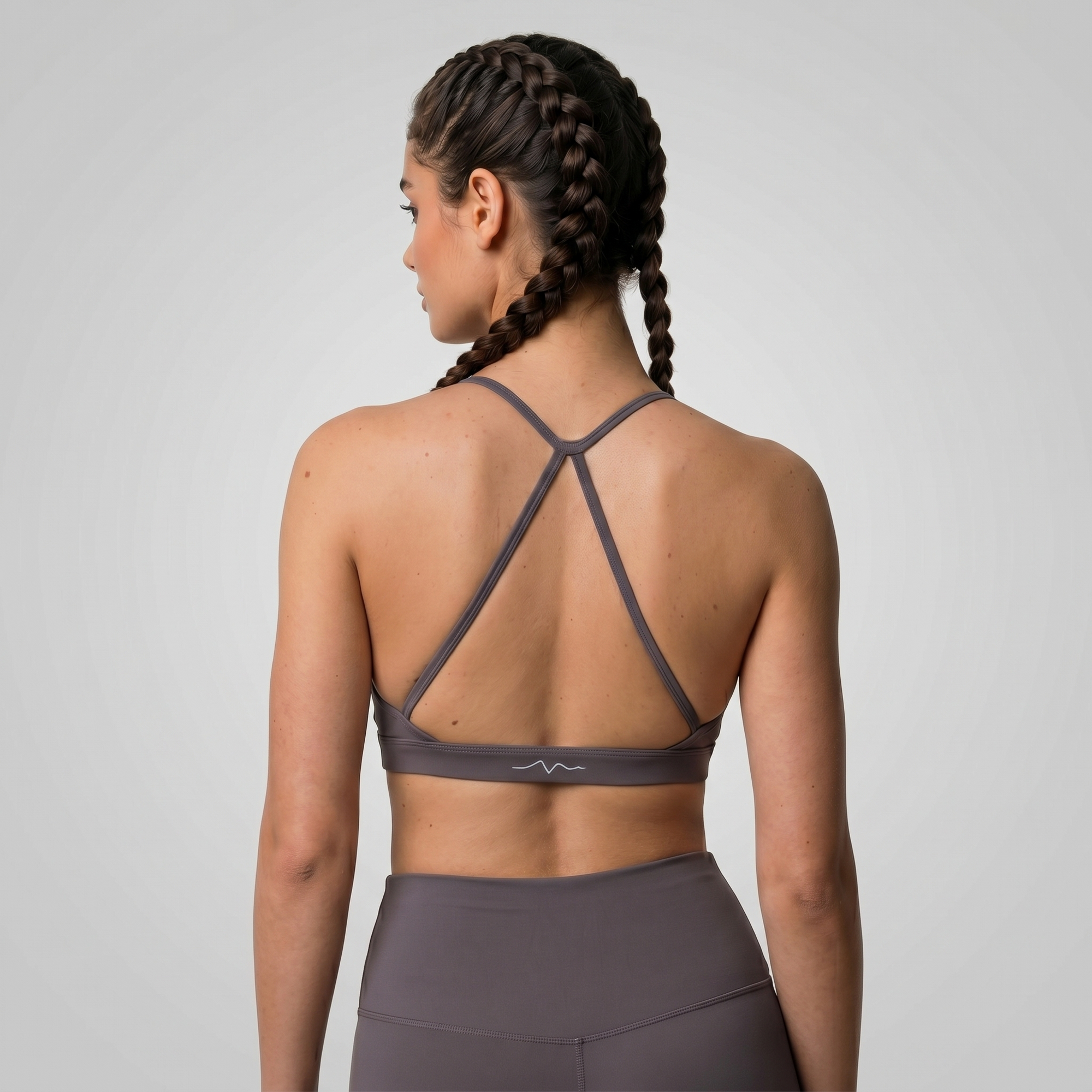 ATRIA — Brassiere Cross-back — Gris — Galaya Paris