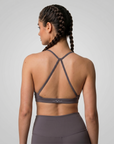 ATRIA — Brassiere Cross-back — Gris — Galaya Paris