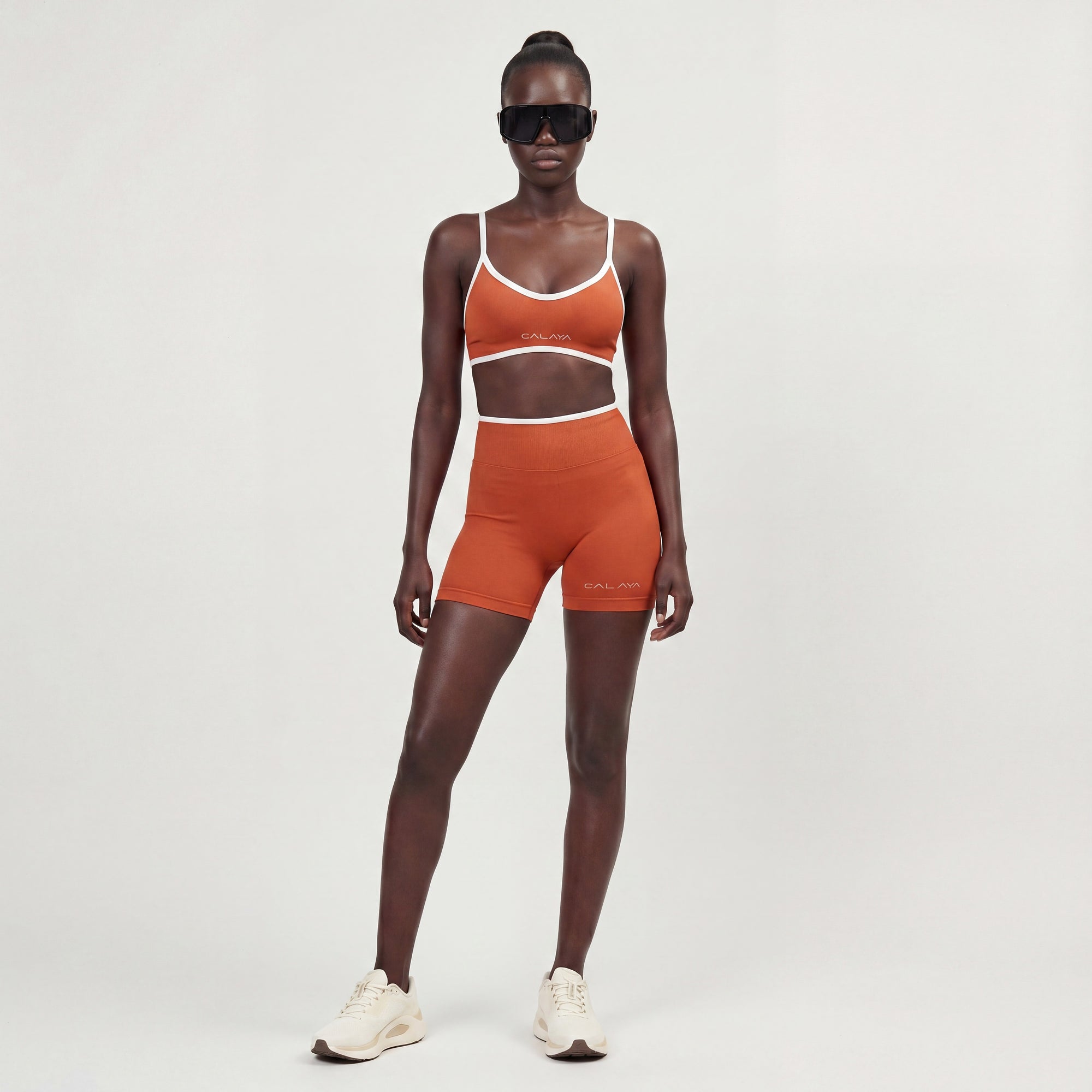 ELECTRA — Brassière de Sport — Orange — Galaya Paris 