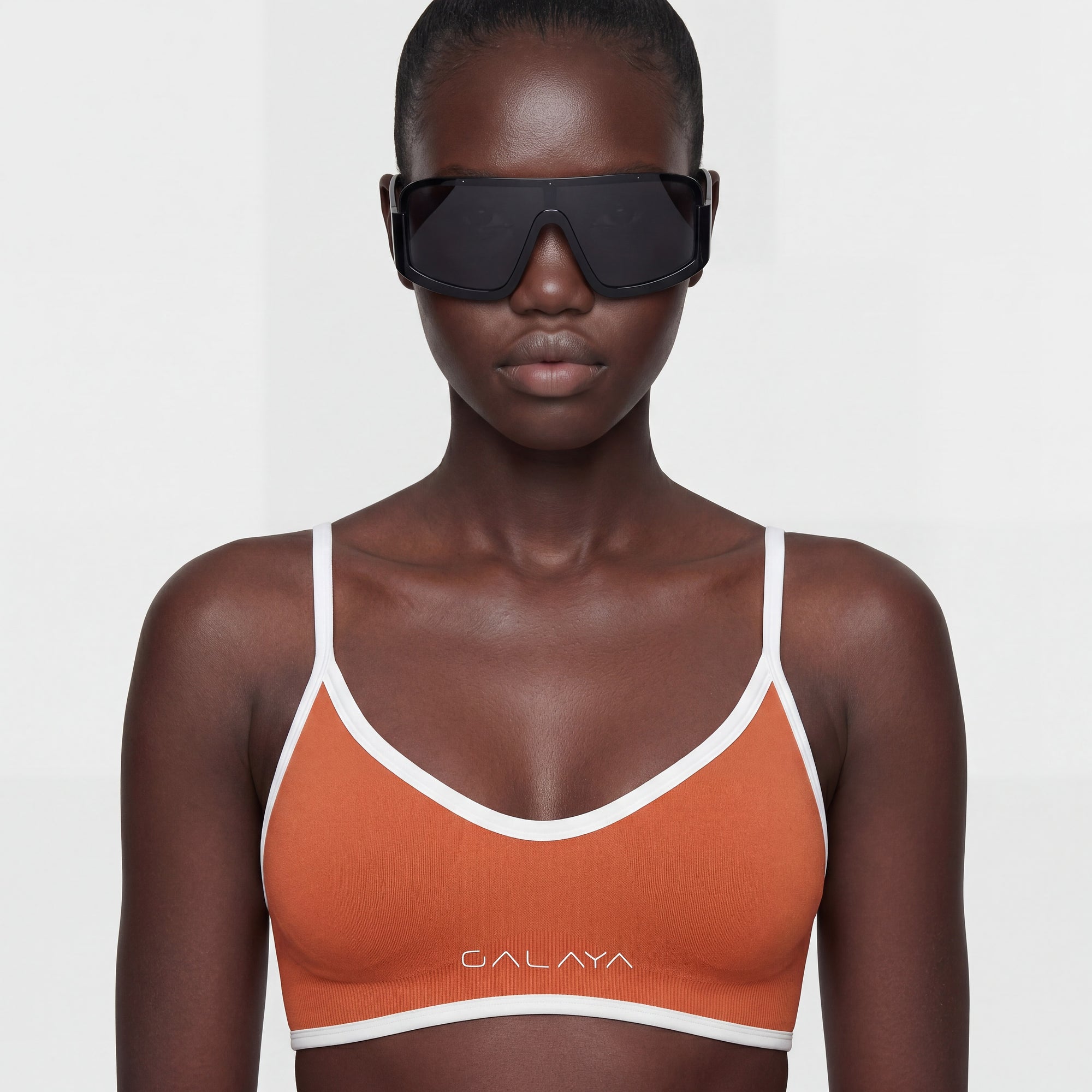ELECTRA — Brassière de Sport — Orange — Galaya Paris