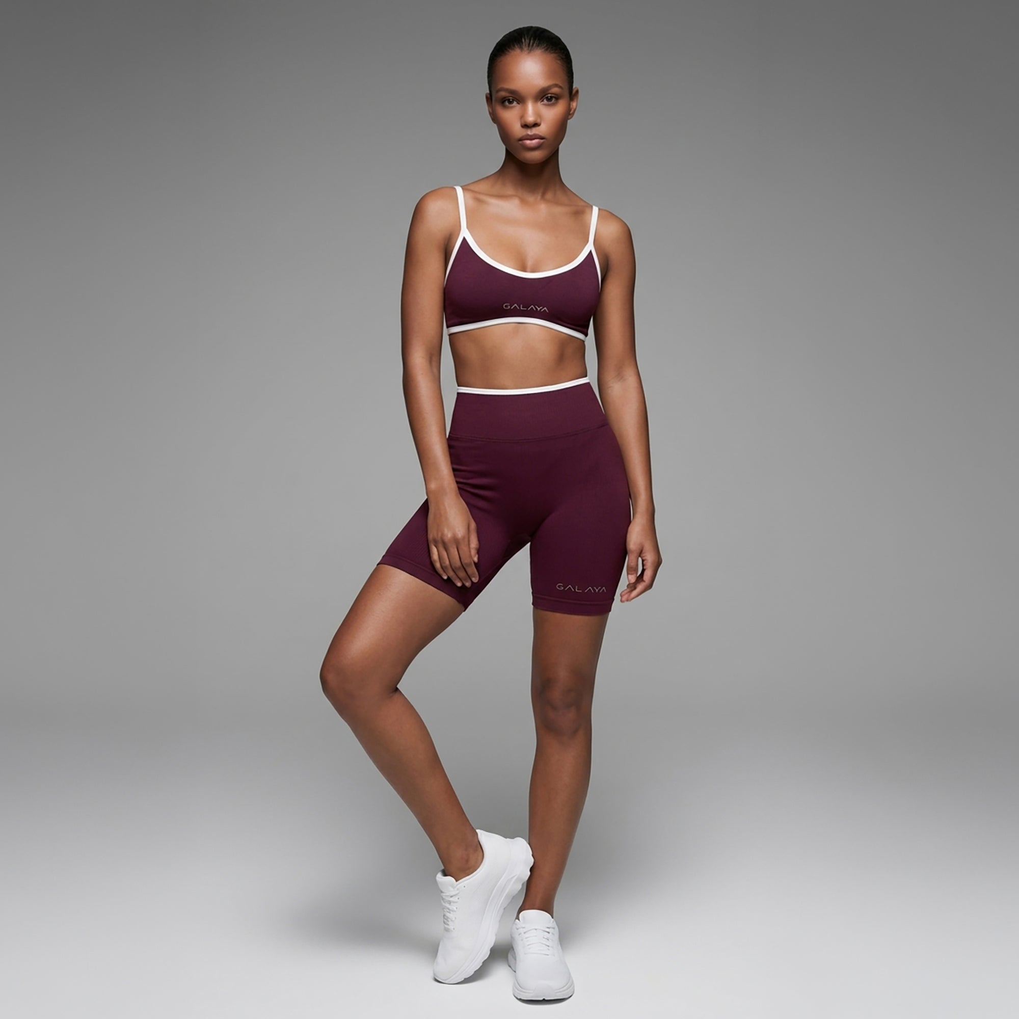 ELNATH — Short de sport femme — Bordeau — Galaya Paris