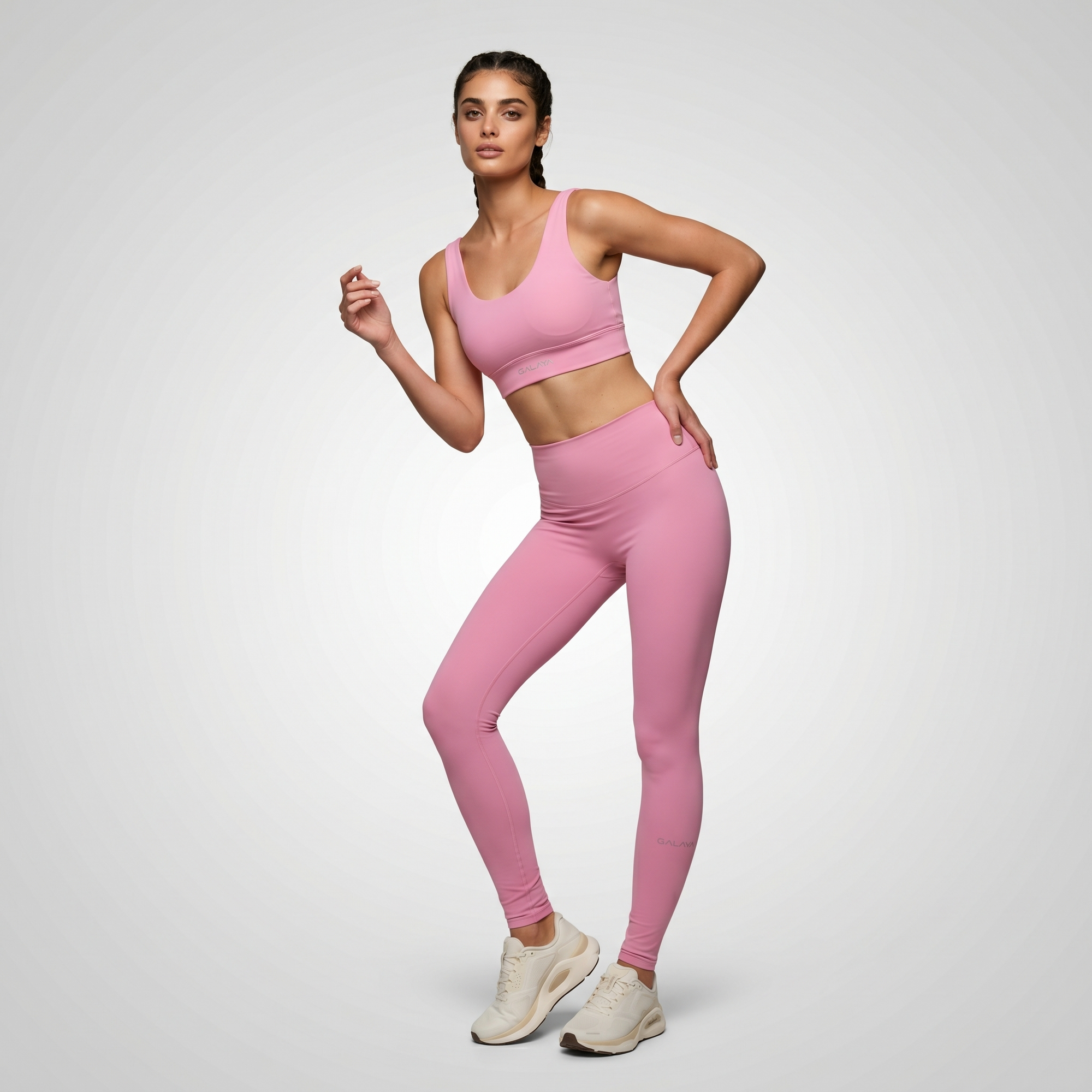 HARMONIE — Legging de sport — Rose — Galaya Paris