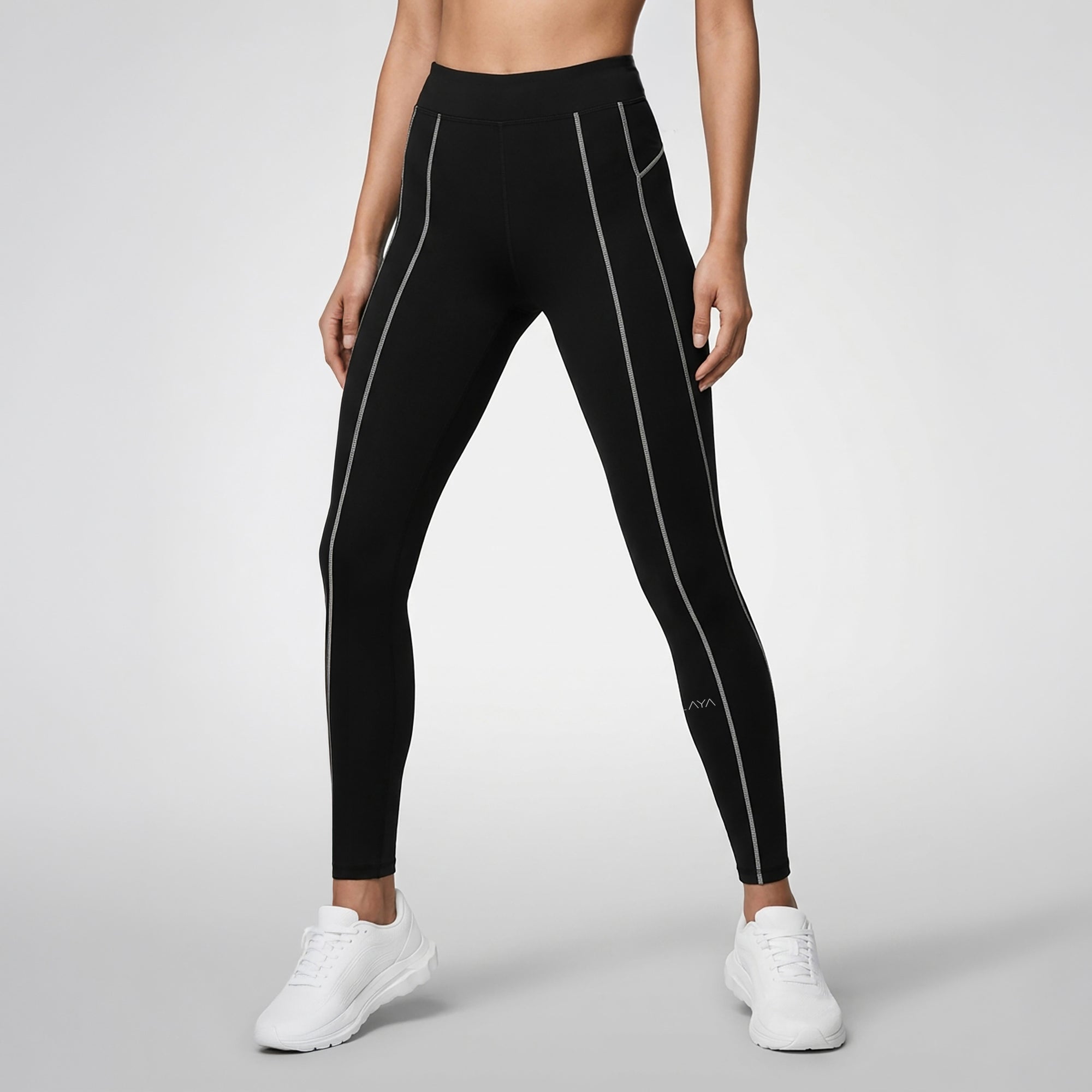 Legging de sport femme Mira – Ceinture plate – Yoga &amp; Pilates – Galaya