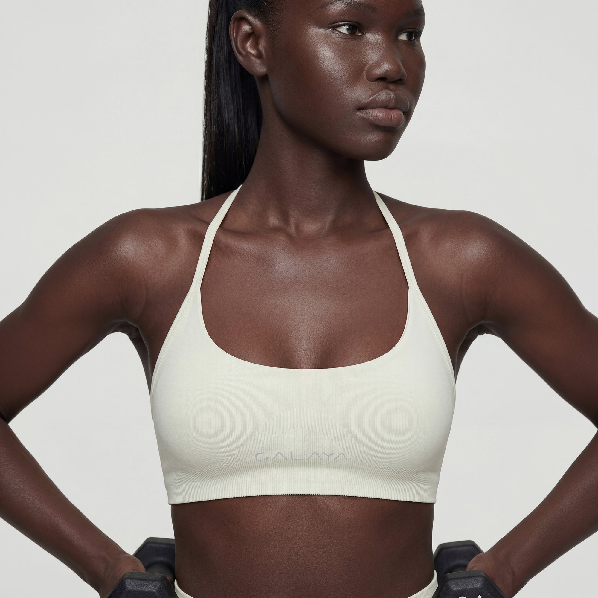 MAIA — Brassière de Sport — Ivoire — Galaya Paris