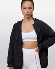 Coupe-vent femme à capuche Mintaka – Running & Athleisure – Galaya