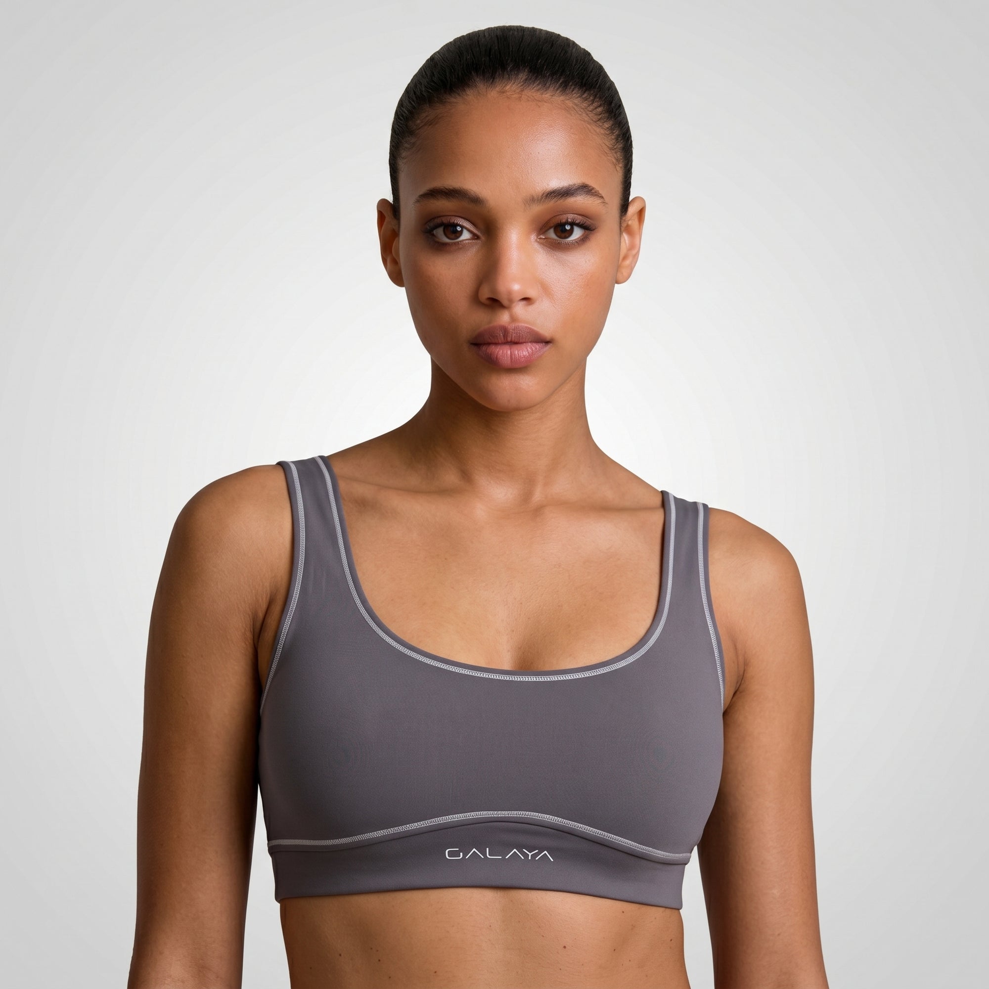 MIRA — Brassière de Sport —  Gris foncé — Galaya Paris