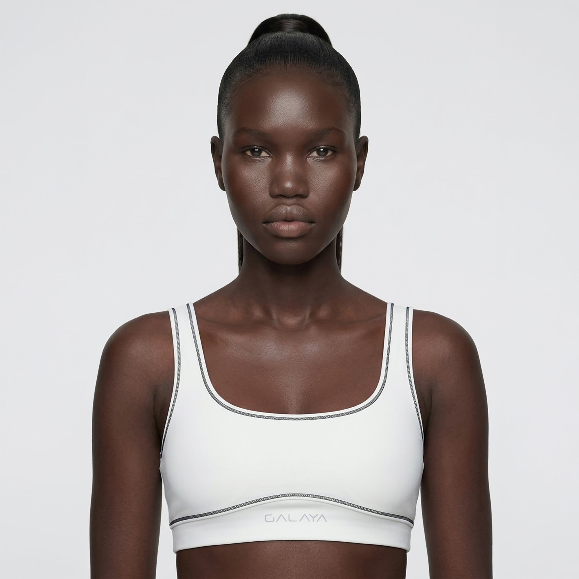 MIRA — Brassière de Sport — Blanc — Galaya Paris