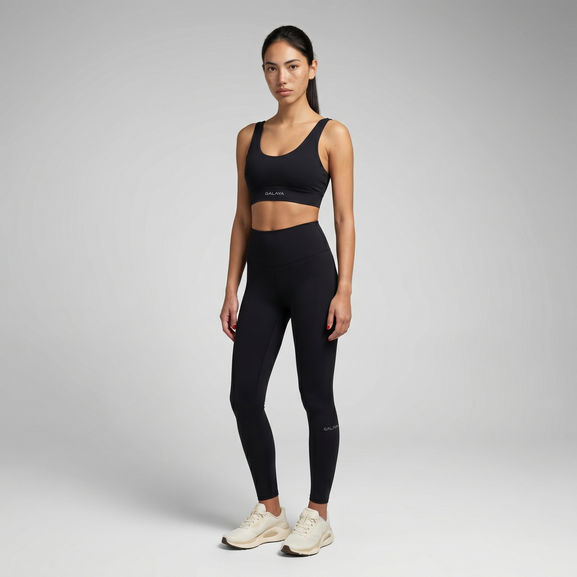 NASHIRA — Brassière de Sport — Noir — Galaya Paris