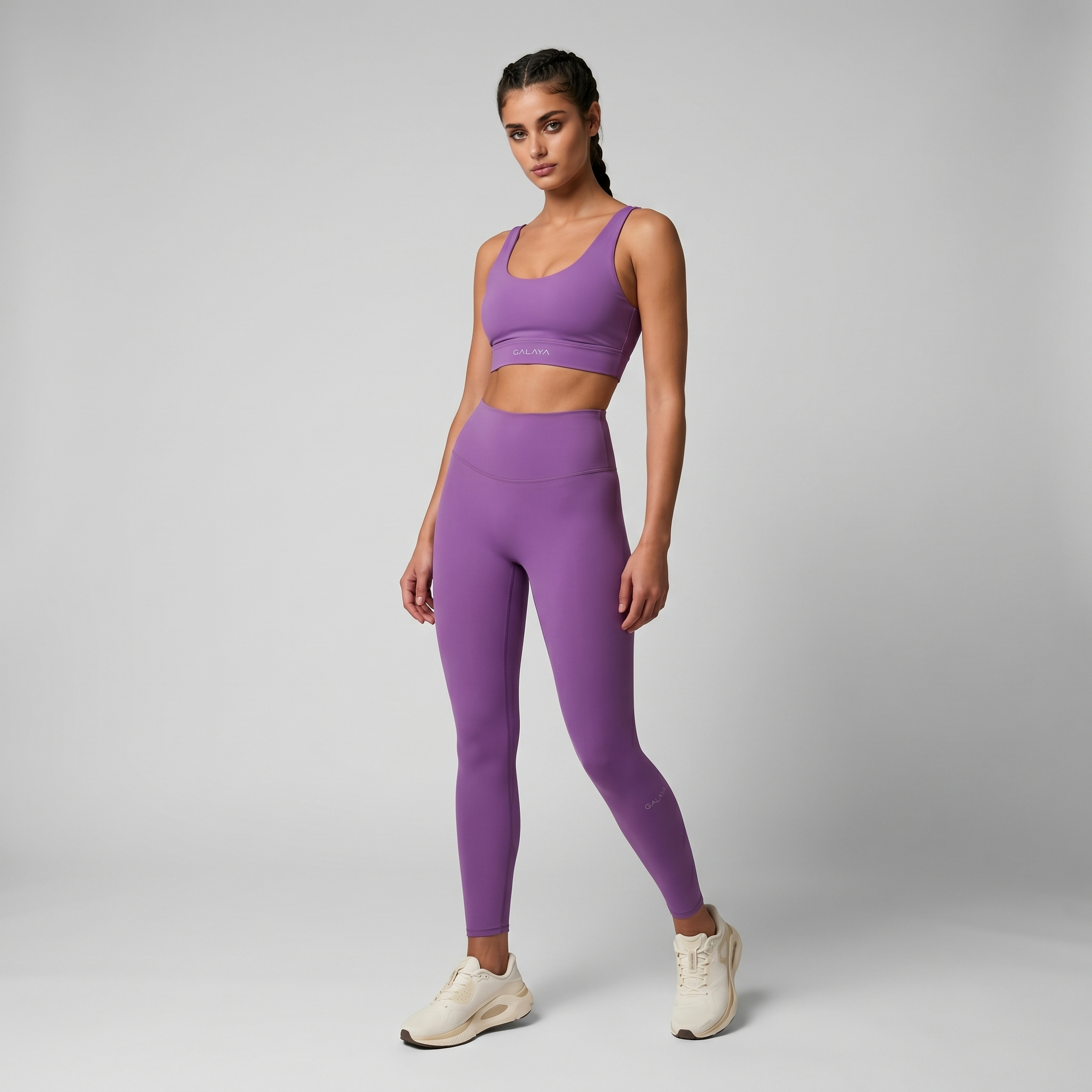 NASHIRA — Brassière de Sport — Violet — Galaya Paris