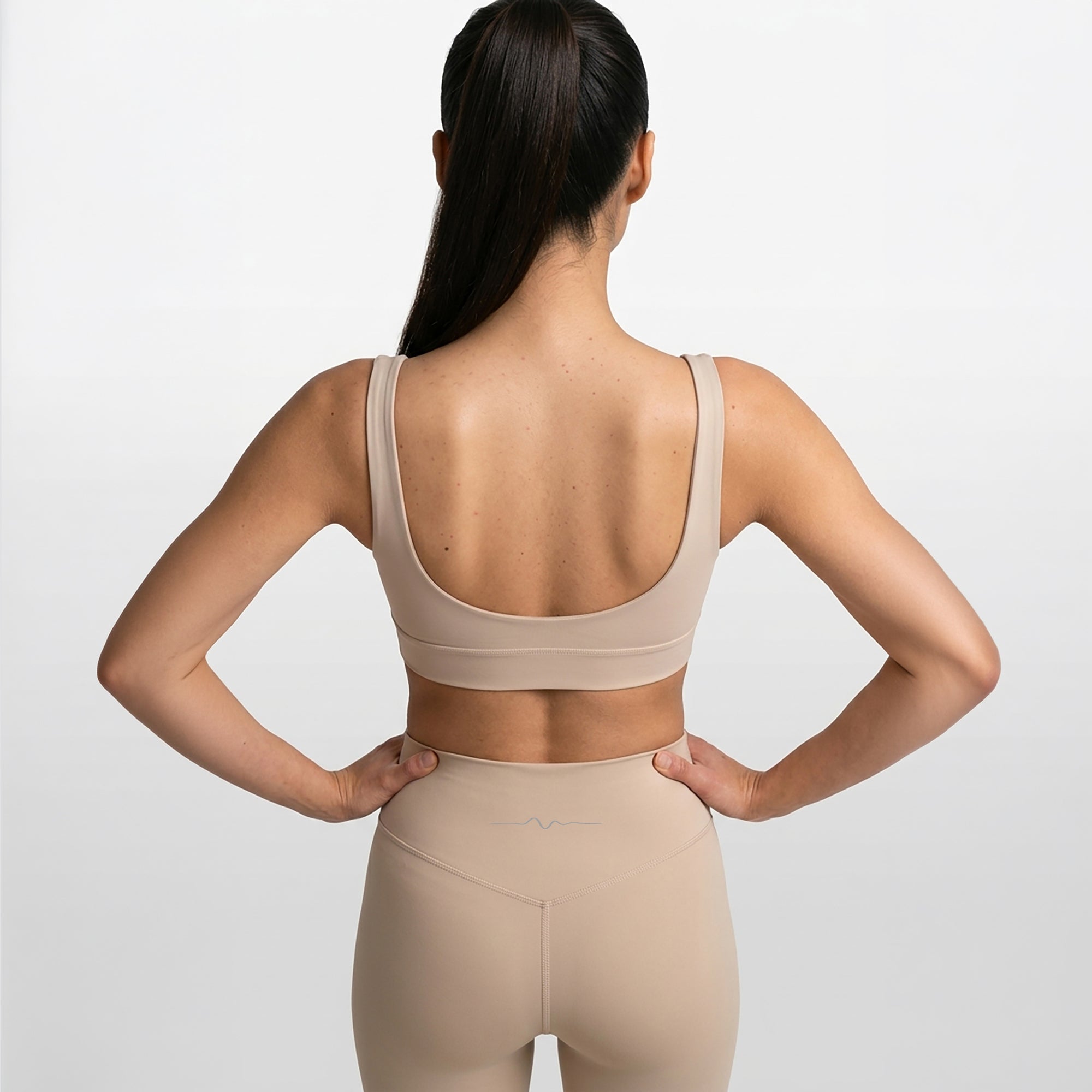 NASHIRA — Brassière de Sport — Sable — Galaya Paris