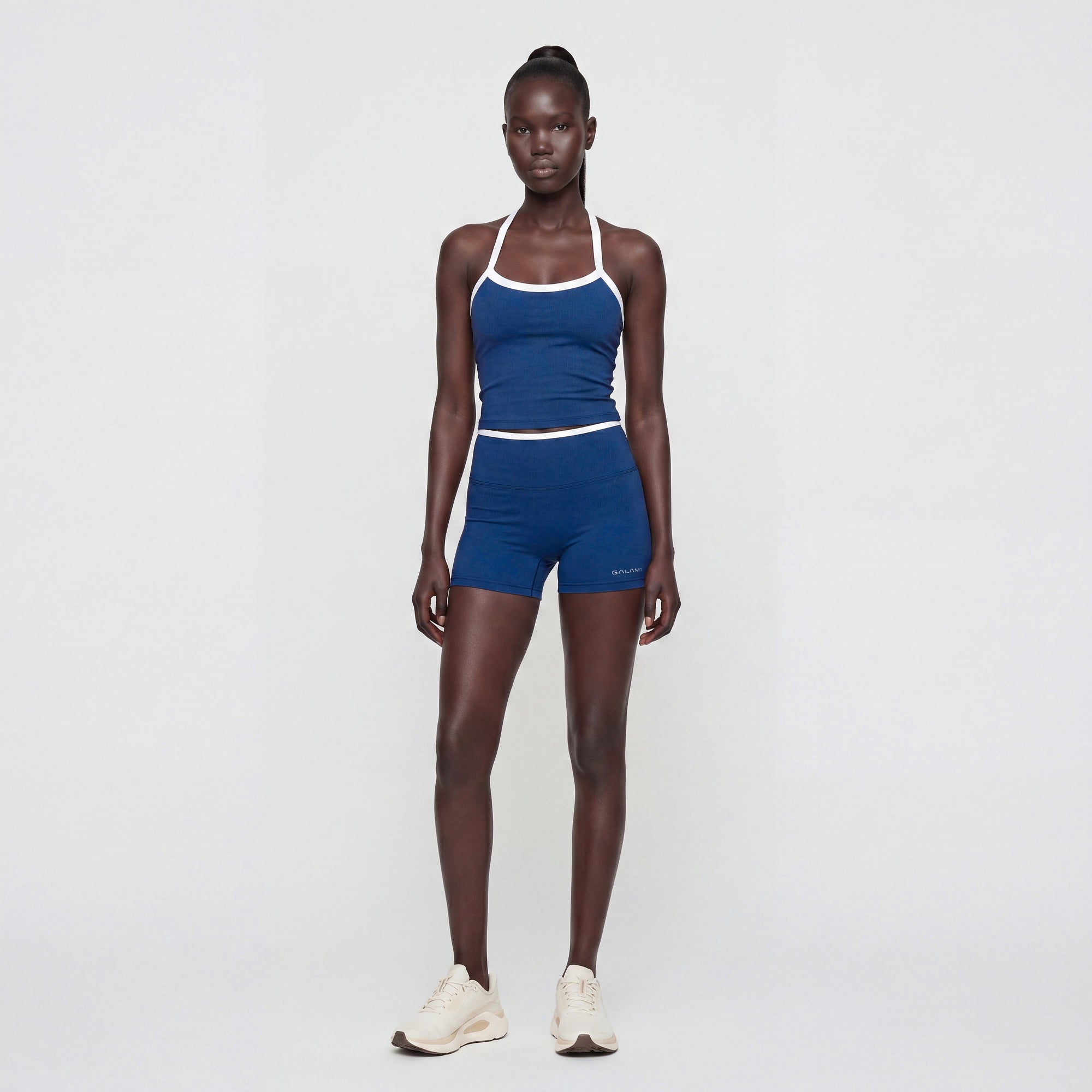SAIPH- Dos de la brassiere de sport-Bleu - GALAYA Paris