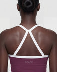 SAIPH- Dos de la brassiere de sport-bordeau- GALAYA Paris