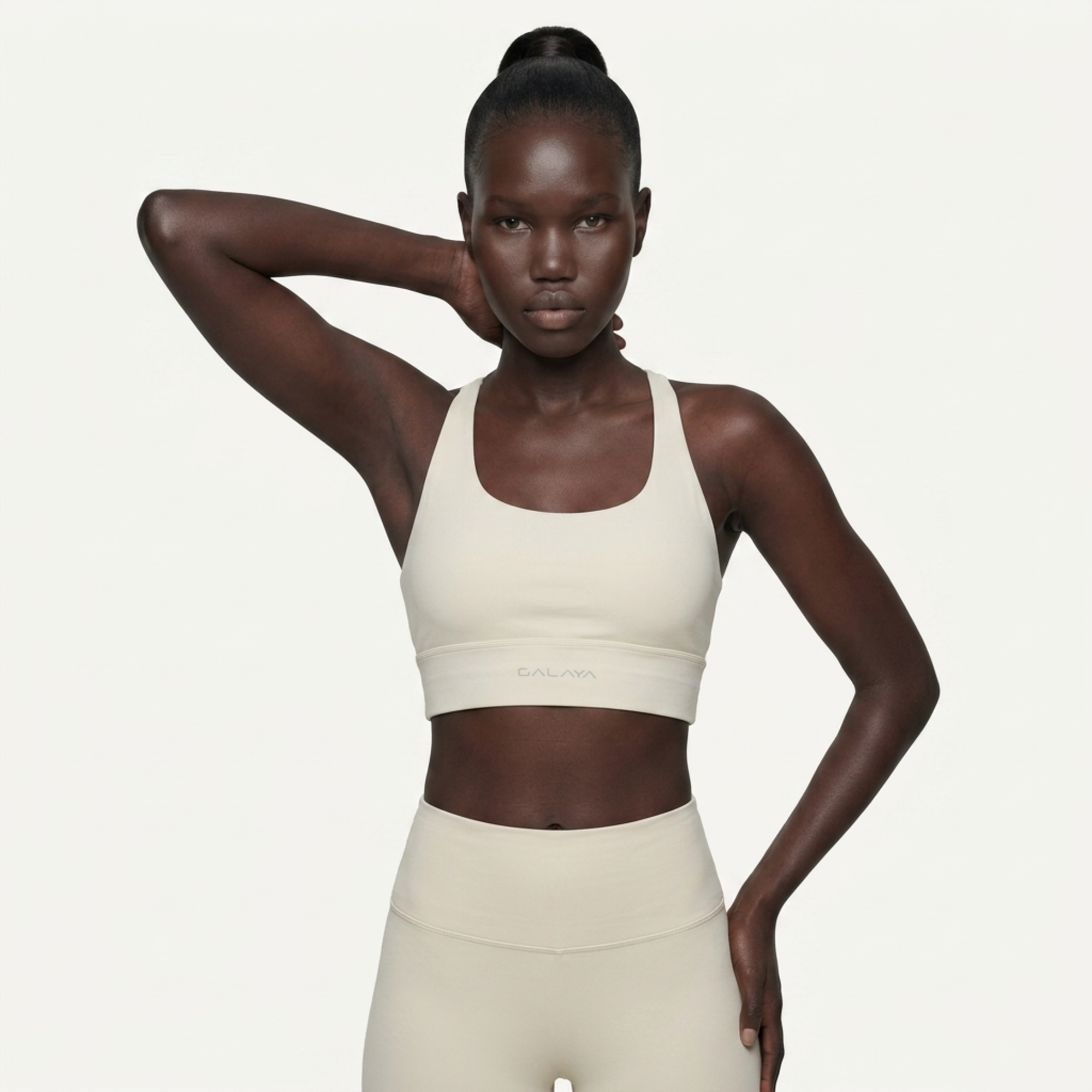 SIRIUS — Brassière de Sport — Beige — Galaya Paris
