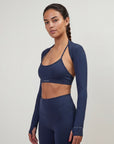 Top sport femme cropped Tara – Manches longues – Yoga & Pilates – Galaya