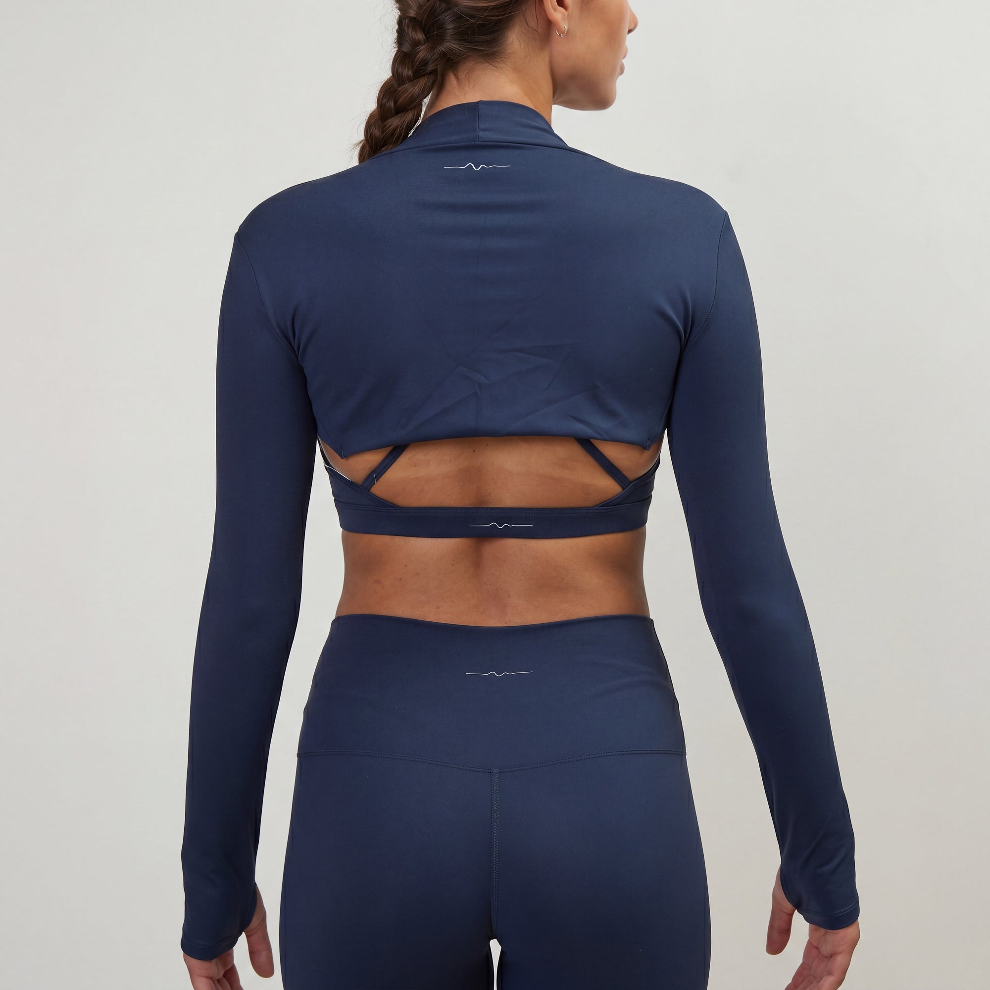 TARA — TOP CROPPED MANCHES LONGUES