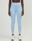 ZANIA — Legging 7/8 taille haute — Bleu — Galaya Paris