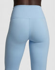 ZANIA — Legging 7/8 taille haute — Bleu — Galaya Paris