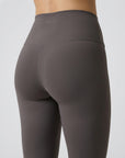 ZANIA — Legging 7/8 taille haute — Gris — Galaya Paris