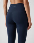 ZANIA — Legging 7/8 taille haute — Bleu marine — Galaya Paris