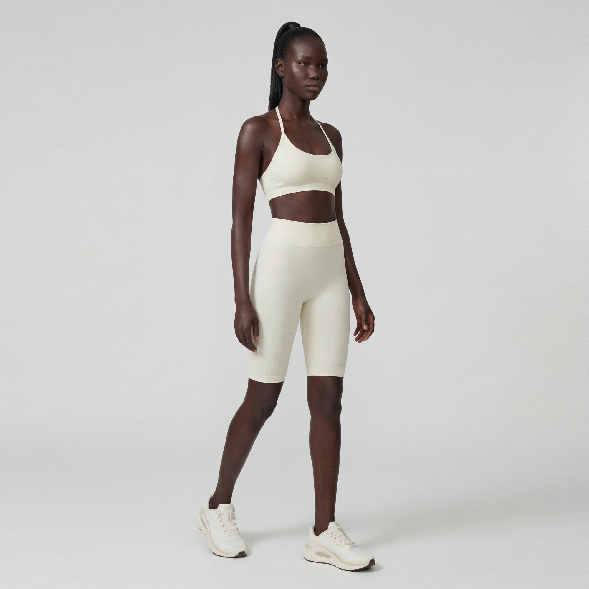 ALCYONE — Short Cycliste — Beige — Galaya Paris