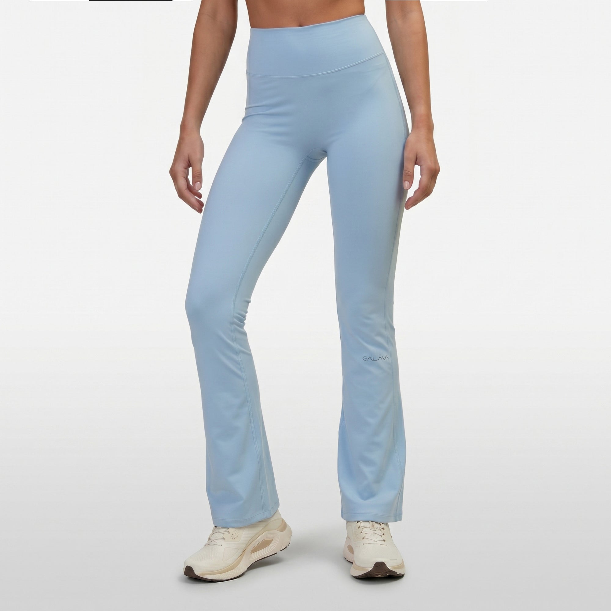 ALTAIR — Pantalon Flare de Yoga — Bleu — Galaya Paris