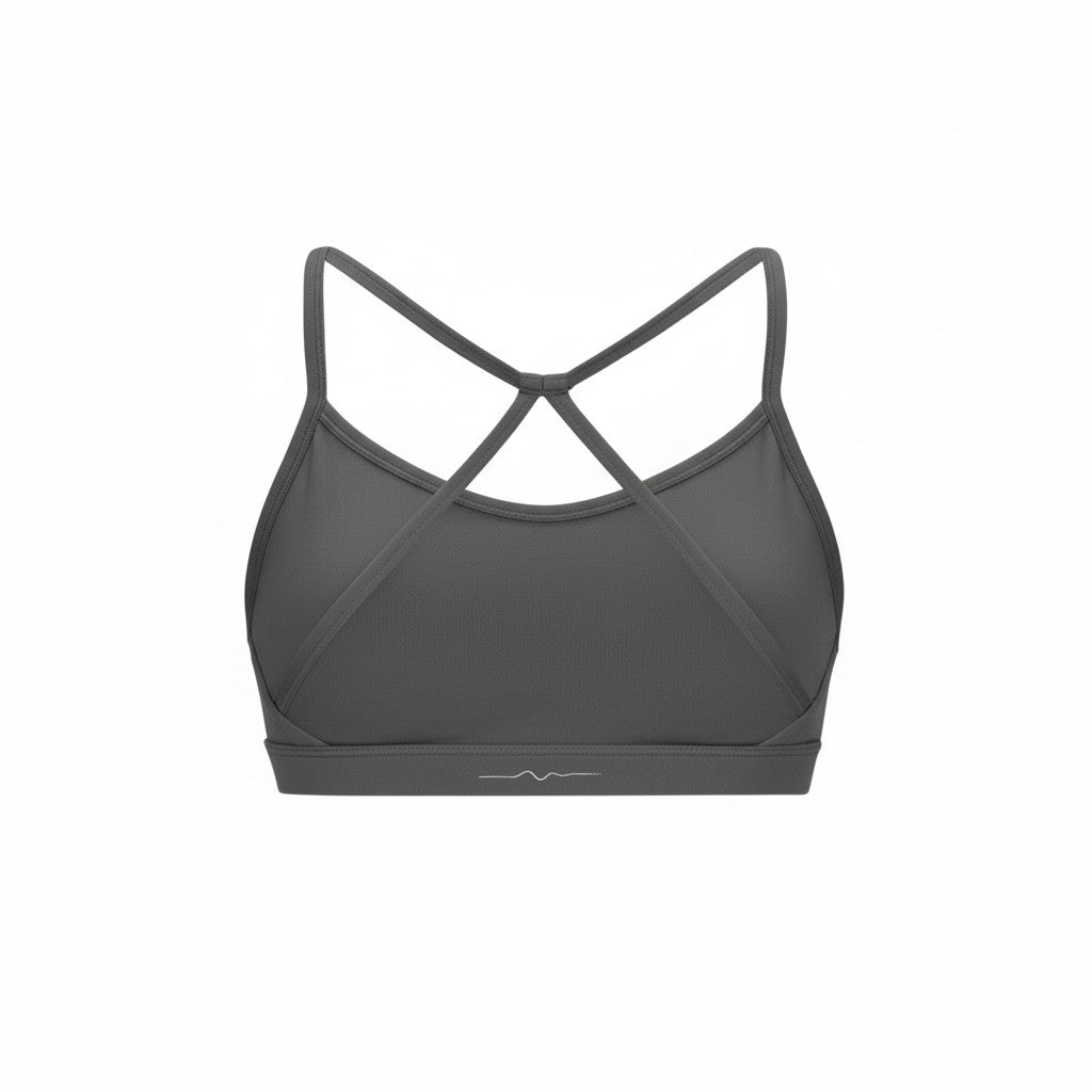 ATRIA — Brassière Cross-back — Gris — Galaya Paris