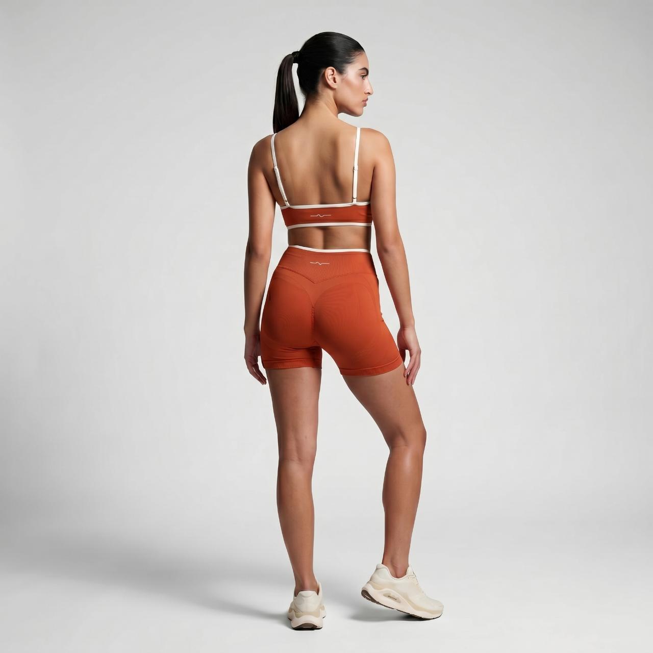 ELECTRA — Brassière de Sport — Orange — Galaya Paris