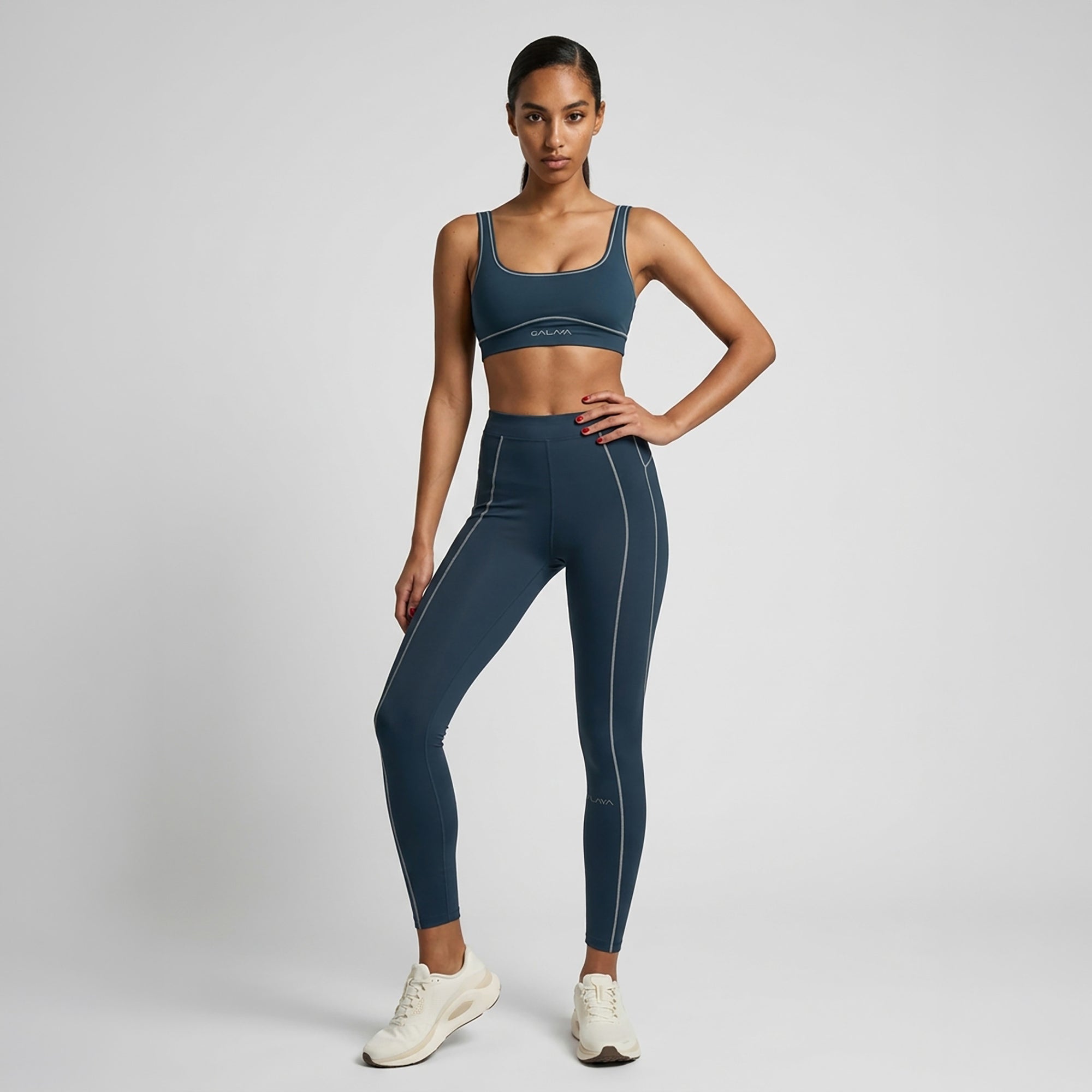 MIRA — Brassière de Sport — Bleu marine — Galaya Paris