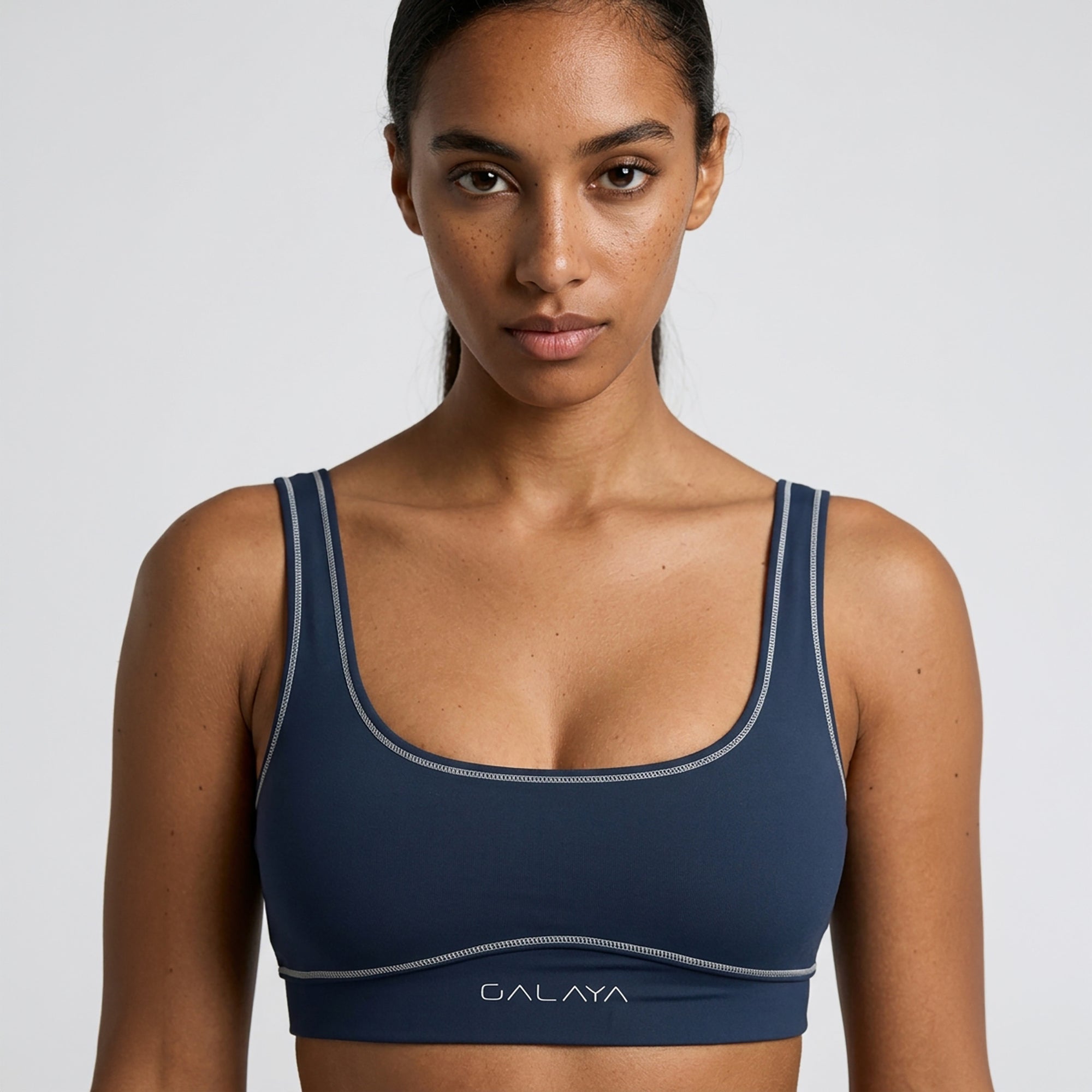 MIRA — Brassière de Sport — Bleu marine — Galaya Paris