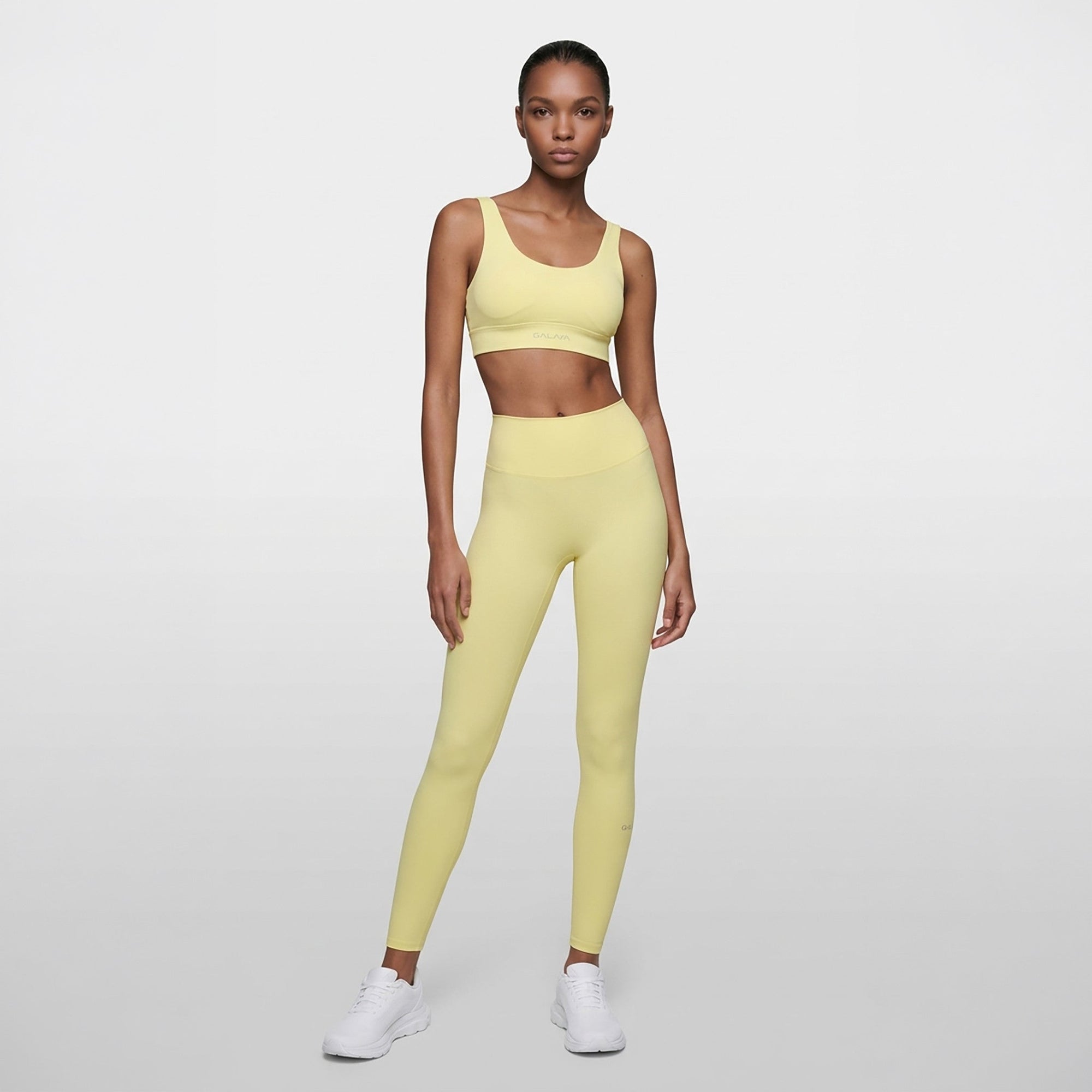 NASHIRA — Brassière de Sport — Jaune — Galaya Paris