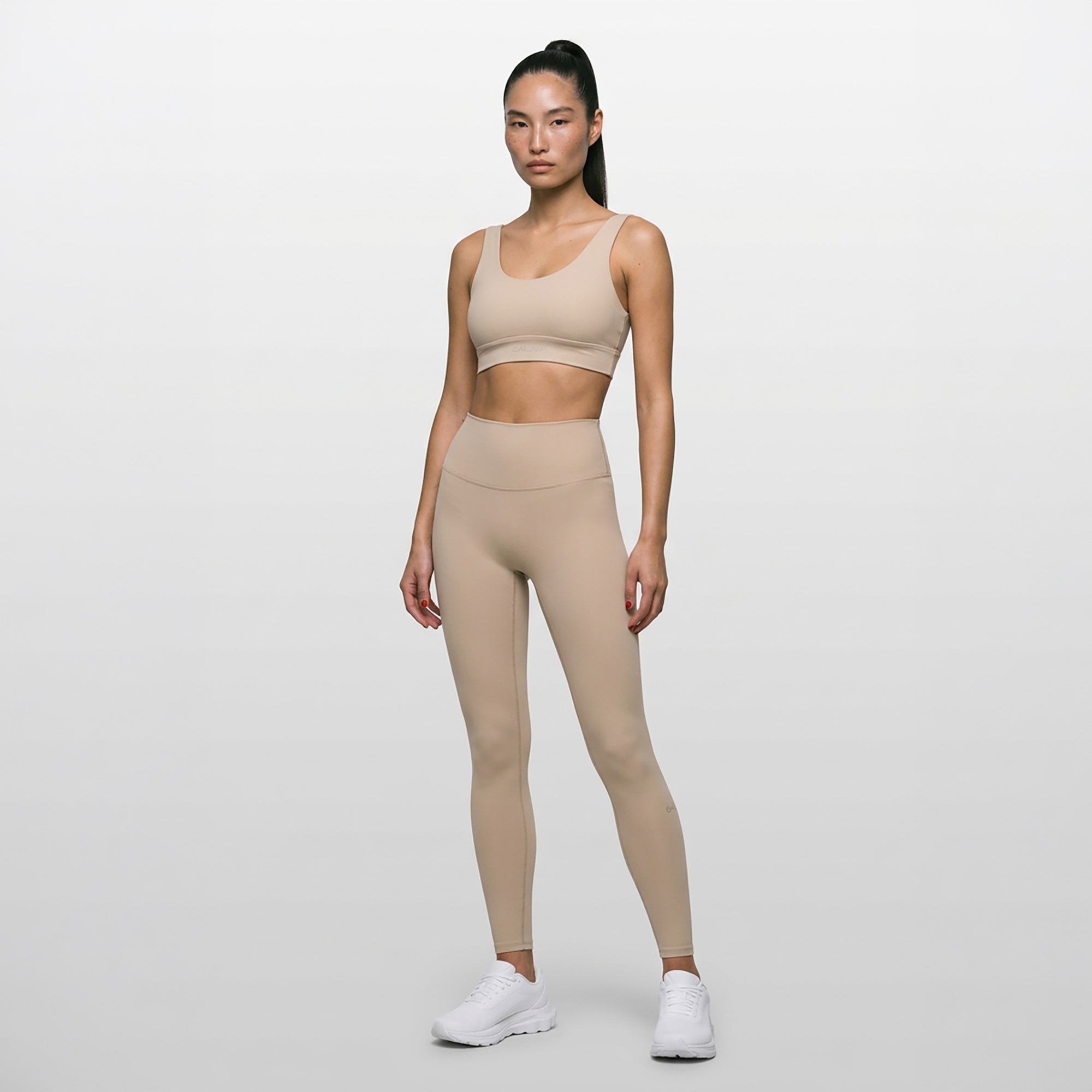 NASHIRA — Brassière de Sport — Sable — Galaya Paris
