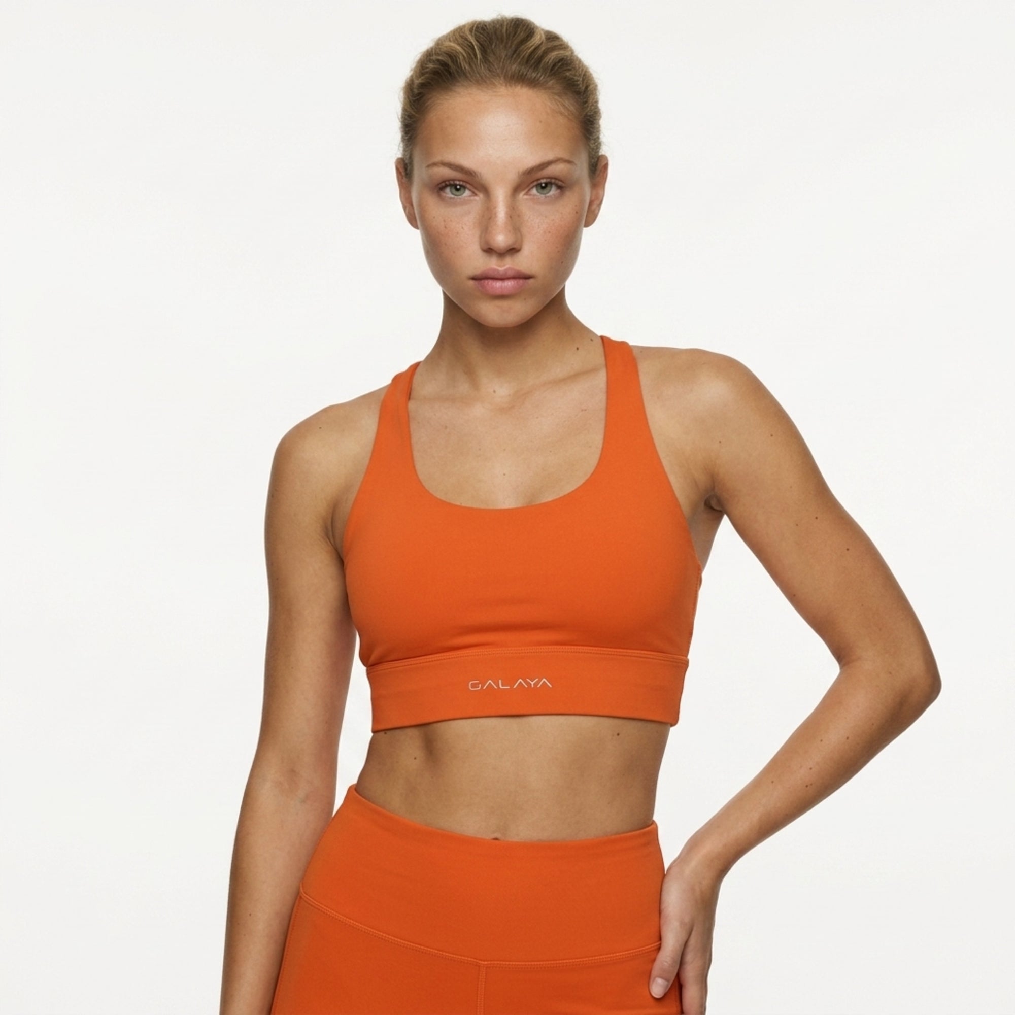 SIRIUS — Brassière de Sport — Orange — Galaya Paris