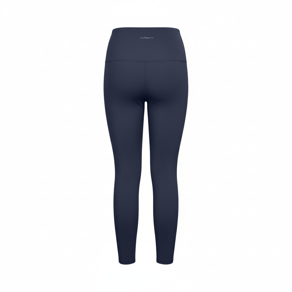 ZANIA — Legging 7/8 Taille Haute — Bleu marine — Galaya Paris